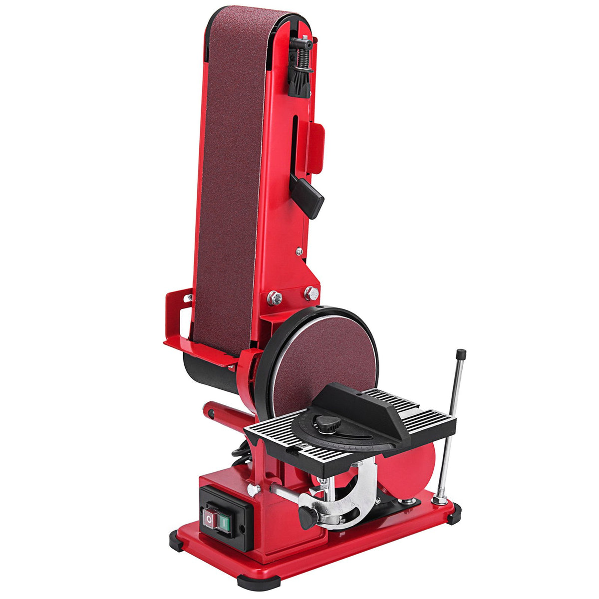 VEVOR Belt Sander 4" x 36", Disc Combo Sander 6",Electric Adjustable Bench Belt Sander 375W,Grinder Bench Sanding Machine With 4 Rubber Foot Pad