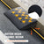 VEVOR Rubber Curb Ramp 15.2 cm Rise Height Sidewalk Curb Ramp, 37 cm Width 49.1 cm Length Driveway Ramp for Curb, 15T Heavy Duty Rubber Ramp for Forklifts, Trucks, Buses, Cars, Wheelchairs, Bikes