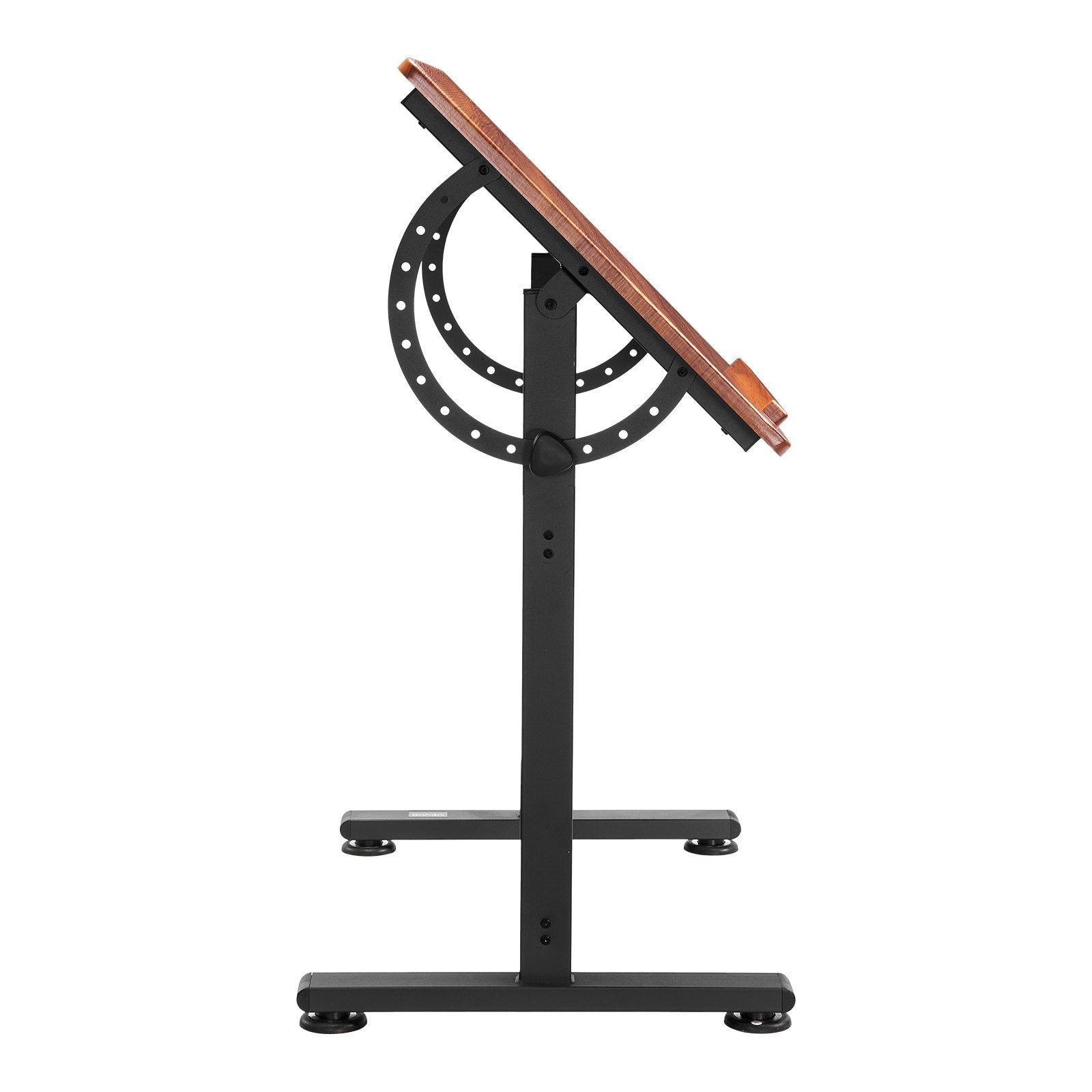 VEVOR Drafting Table Adjustable 0°–90° Tilt Wooden Drawing Desk with H-Frame