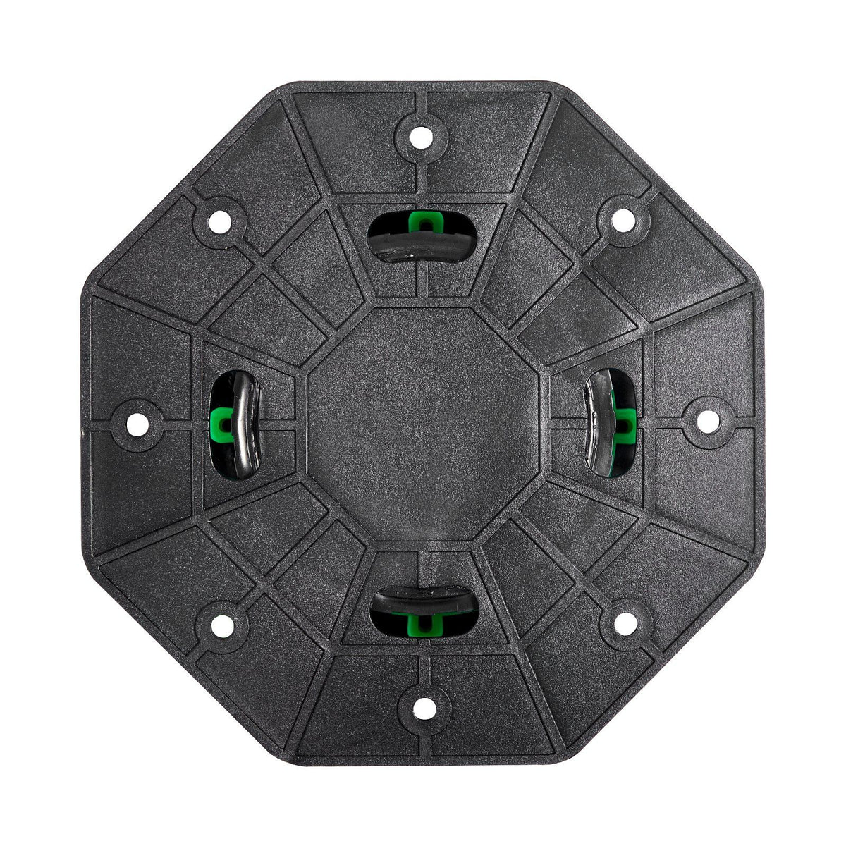 Deck Blocks 8 PCS, 2200 lbs / 997.90 kg Load Capacity Deck Support Plastic Pedestal Paver, Raising 3.54 - 4.65 inch / 90 - 118 mm, Height Adjustable Shed Foundation Base for Wood Concrete Metal