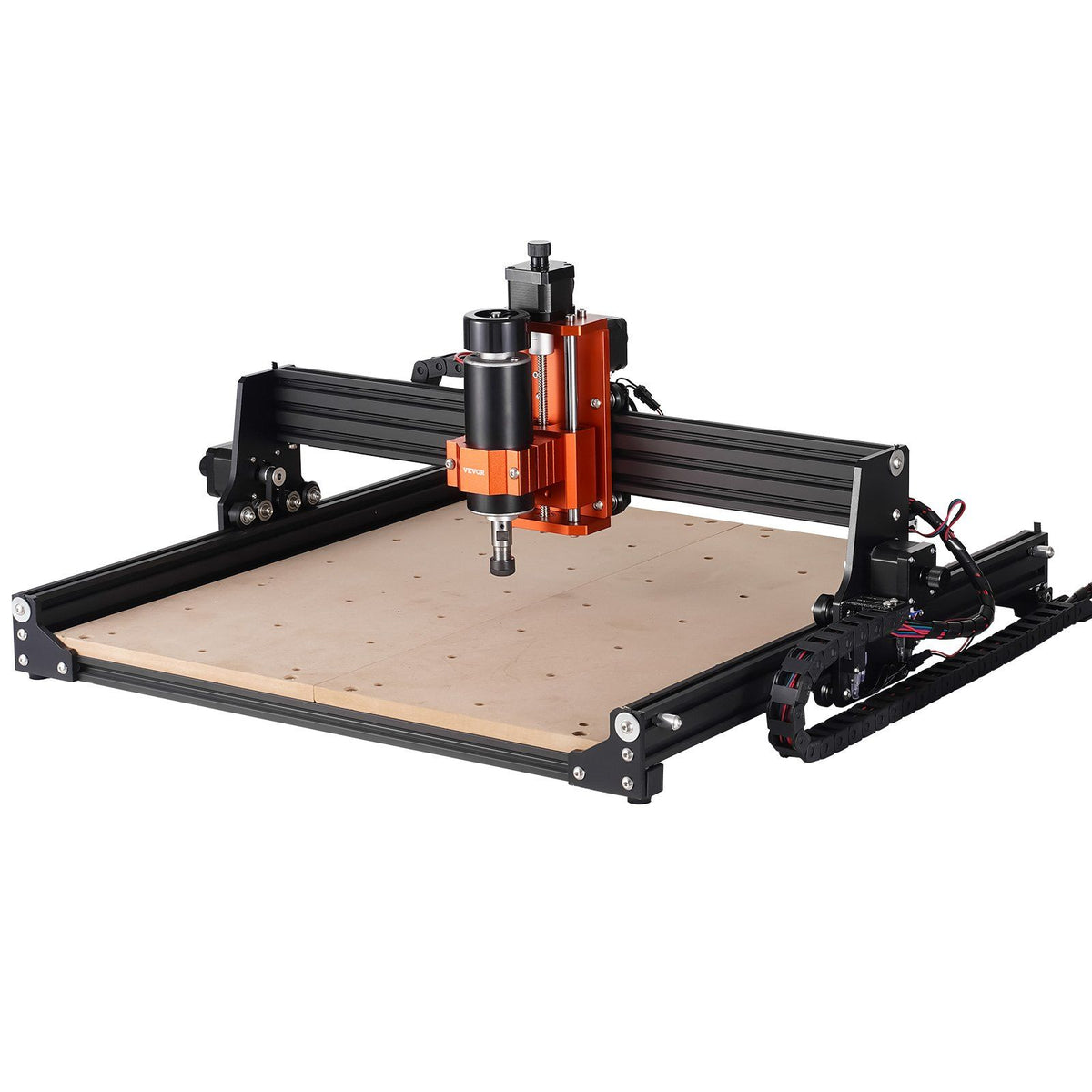 CNC Router Machine, 300W, 3 Axis GRBL Control Wood Engraving Carving Milling Machine Kit, 15.75 x 15.75 x 2.36 in / 400 x 400 x 60 mm Working Area 1200 RPM for Wood Acrylic MDF PVC Plastic Foam