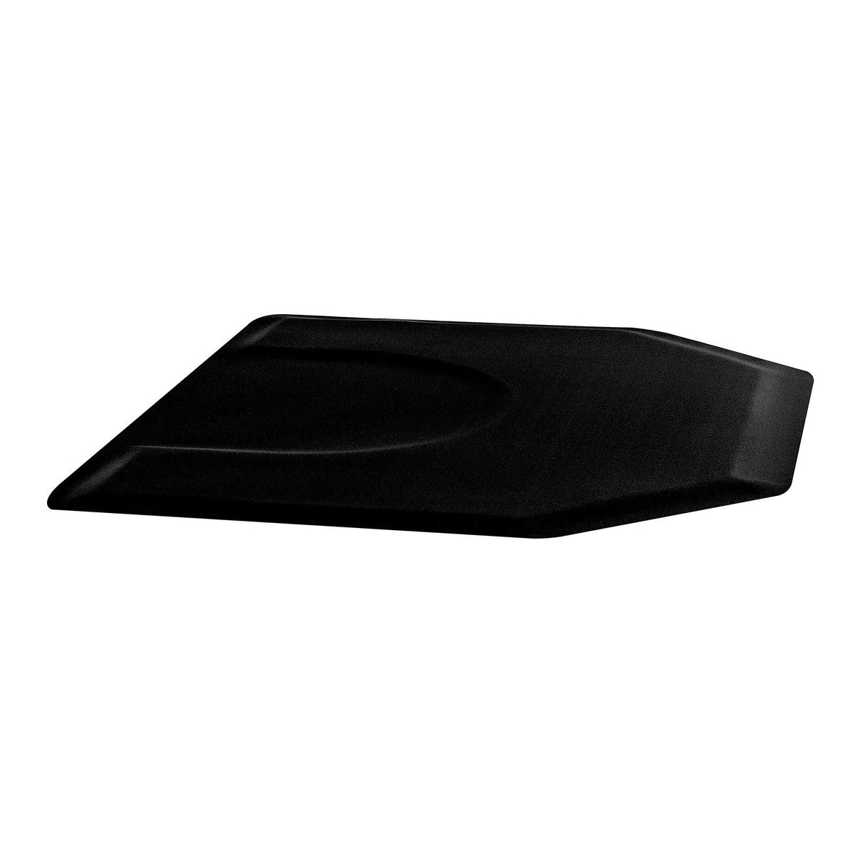 Salon Mat for Hair Stylist, 1225 x 1505 mm Hexagon Salon Chair Mat Anti Fatigue, 13mm Thickened Barber Shop Floor Mat with Round Cut Out, Easy-to-Clean PVC Surface & Anti-Trip Beveled Edges