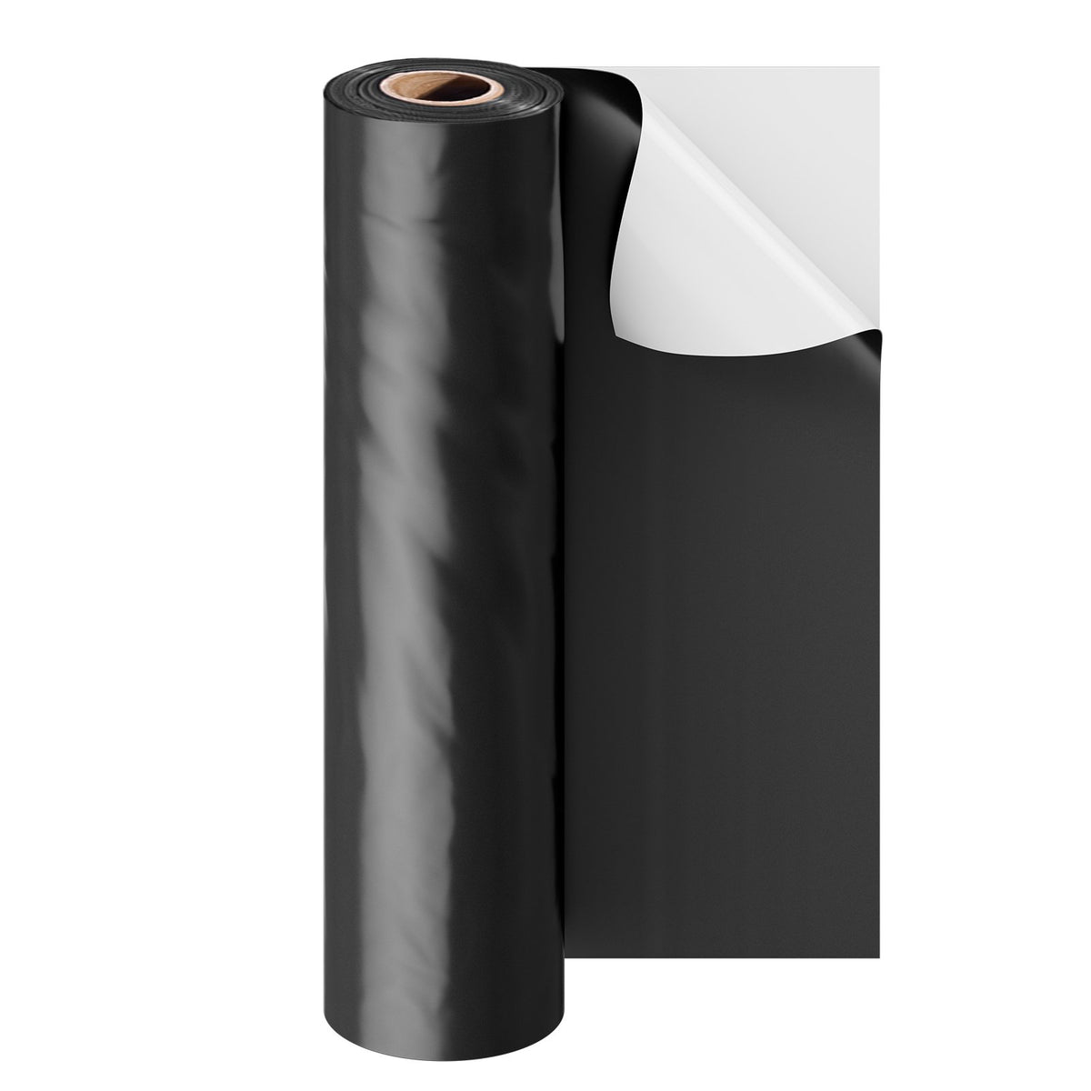 VEVOR 6Mil Plastic Sheeting Roll 10 x 100 FT Heavy Duty Film Black &amp; White