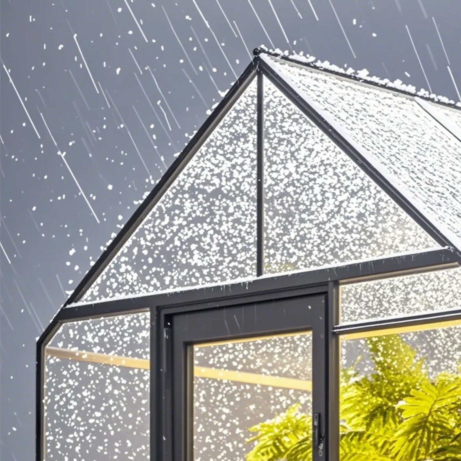 VEVOR 15 Pack Polycarbonate Greenhouse Panels, 2' X 4' X 0.24'' Roof Panels Sheets, Waterproof UV Protected Corrugated Plastic Roofing, Impact Resistance Clear Roofing Sheets for Greenhouse/Garden