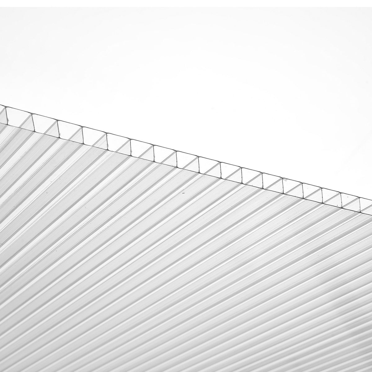 VEVOR 15 Pack Polycarbonate Greenhouse Panels, 2' X 4' X 0.24'' Roof Panels Sheets, Waterproof UV Protected Corrugated Plastic Roofing, Impact Resistance Clear Roofing Sheets for Greenhouse/Garden