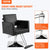 VEVOR Salon Chair, Barber Chair for Hair Stylist, Styling Chair with Heavy Duty Hydraulic Pump, Swivel Hair Salon Chair with Footrest for Beauty Spa Shampoo, Max Load Weight 330 lbs, Black