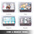 VEVOR Dresser Storage Tower with 5 Fabric Drawer Steel Frame Storage Cabinet Bin Storage Organizer Unit Fabric Cube Dresser Chest Cabinet Coffee Wide (Coffee/Wide)