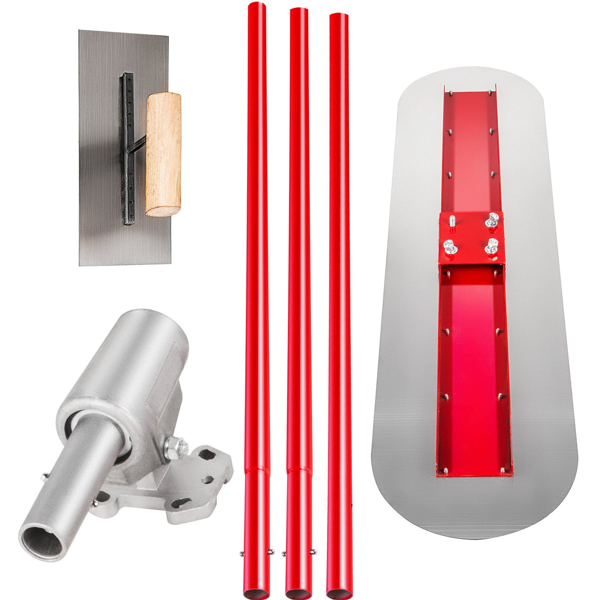 VEVOR Bull Float Manganese Steel Concrete Float 1200x300mm Concrete Float Tool Cement Tool Bull Concrete Kit Bull Pool Float Bull Float Handle Bull Float Bracket Concrete Tool Finishing Bull Float