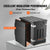 VEVOR Insulated Food Pan Carrier, 90L Hot Box for Catering, LLDPE Food Box Carrier with Double Buckles, Front Loading Food Warmer for Restaurant, Canteen, etc.
