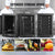 VEVOR Insulated Food Pan Carrier, 90L Hot Box for Catering, LLDPE Food Box Carrier with Double Buckles, Front Loading Food Warmer for Restaurant, Canteen, etc.