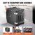 VEVOR Insulated Food Pan Carrier, 90L Hot Box for Catering, LLDPE Food Box Carrier with Double Buckles, Front Loading Food Warmer for Restaurant, Canteen, etc.