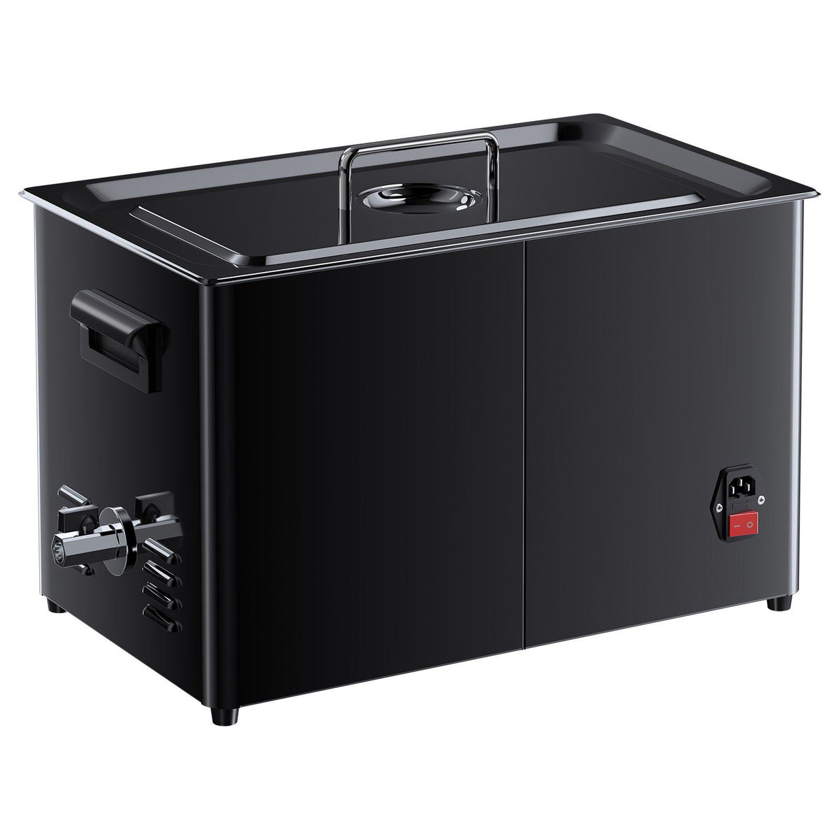 30L Ultrasonic Cleaner, Professional Ultrasonic Cleaner Machine with Knob Control, Stainless Steel Cleaning Machine with Basket and Cleaning Ball, for Watches, Razors, Jewelry, Coins and More