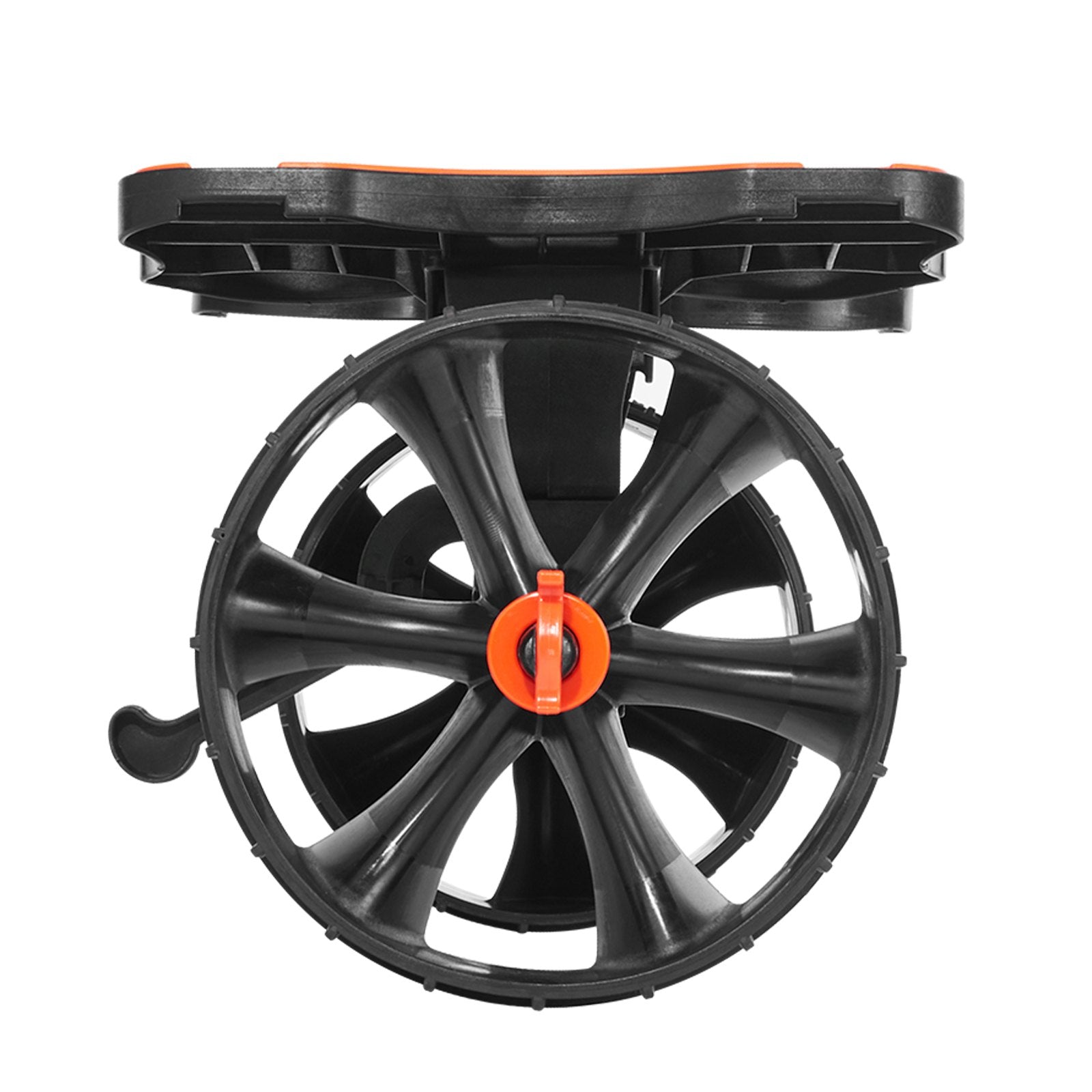 VEVOR Kayak Cart, 136.1 kg Load Capacity, Foldable Kayak Trolley with 25.4 cm Solid Rubber Tires & 1 Ratchet Strap, Paddle Board Trolley for Carrying Kayaks, Canoes, Paddleboards, Float Mats,Jon Boats