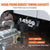VEVOR Adjustable Trailer Hitch, 15cm Drop & 11.43cm Rise Hitch Ball Mount with 6.35cm Receiver, Solid Tube, 6577 kgs GTW, 5.08cm & 5.08-0.79cm 45# Steel Tow Balls with Key Lock for Truck Towing