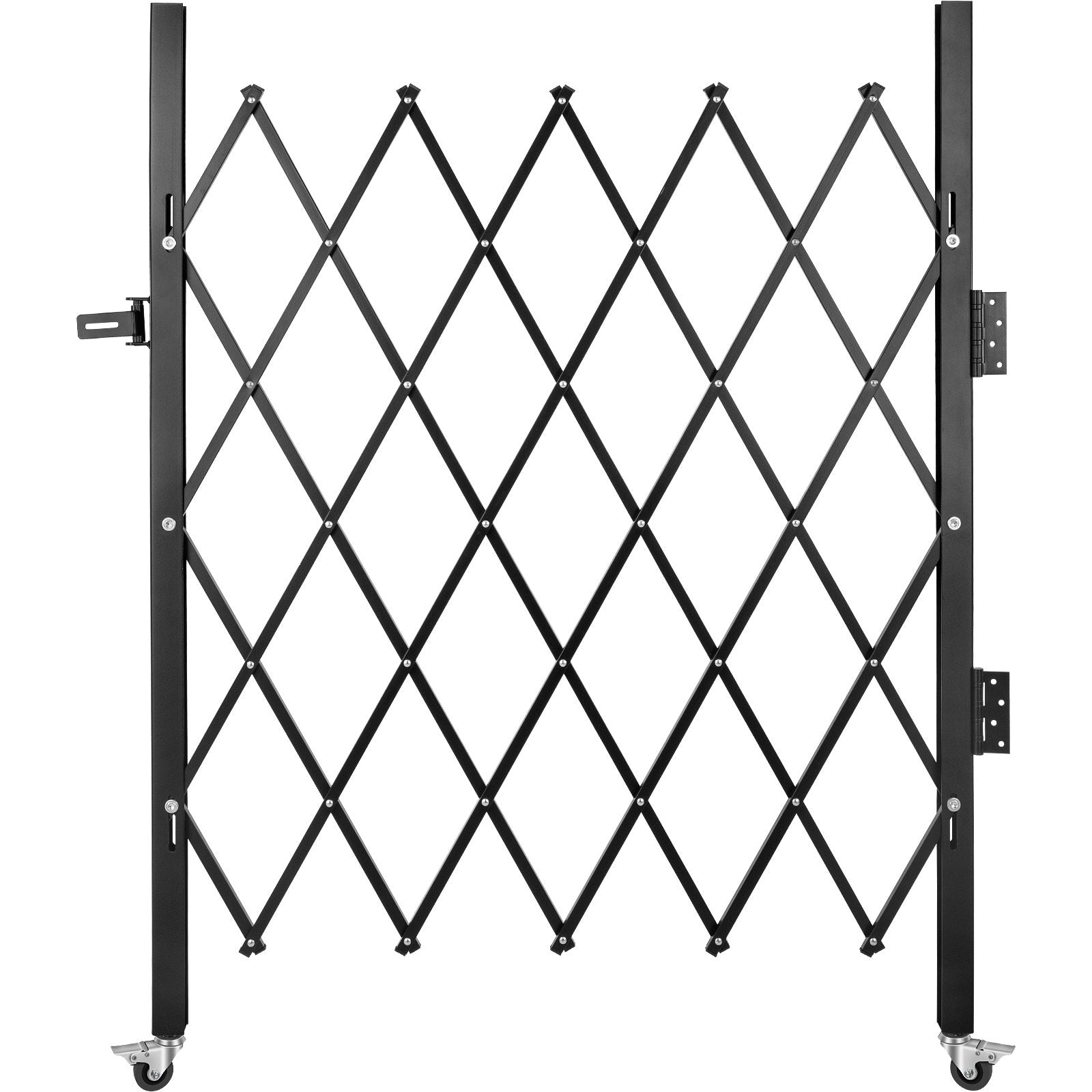 VEVOR Single Folding Security Gate Folding Door Gate 37"W x 48"H Scissor Gate