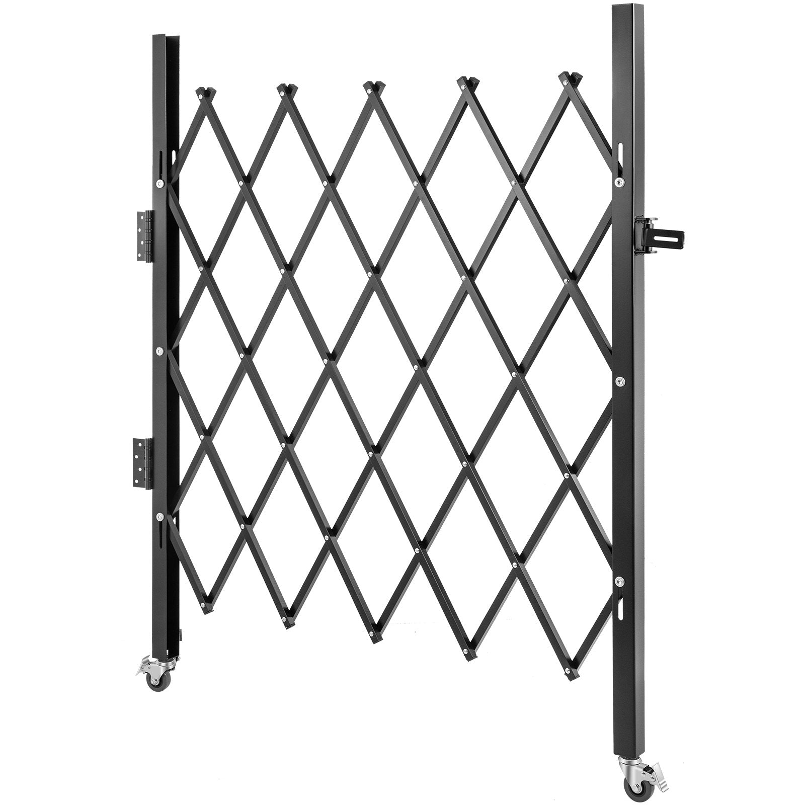 VEVOR Single Folding Security Gate Folding Door Gate 48"H x 66"W Scissor Gate