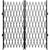 VEVOR Double Folding Security Gate Folding Door Gate 5.1' H x 10.2' W Scissor Gate