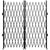 VEVOR Double Folding Security Gate Folding Door Gate 5.1' H x 10.2' W Scissor Gate