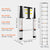 VEVOR Telescoping Ladder Aluminum Extension Step 3.2 m Multi-purpose Portable