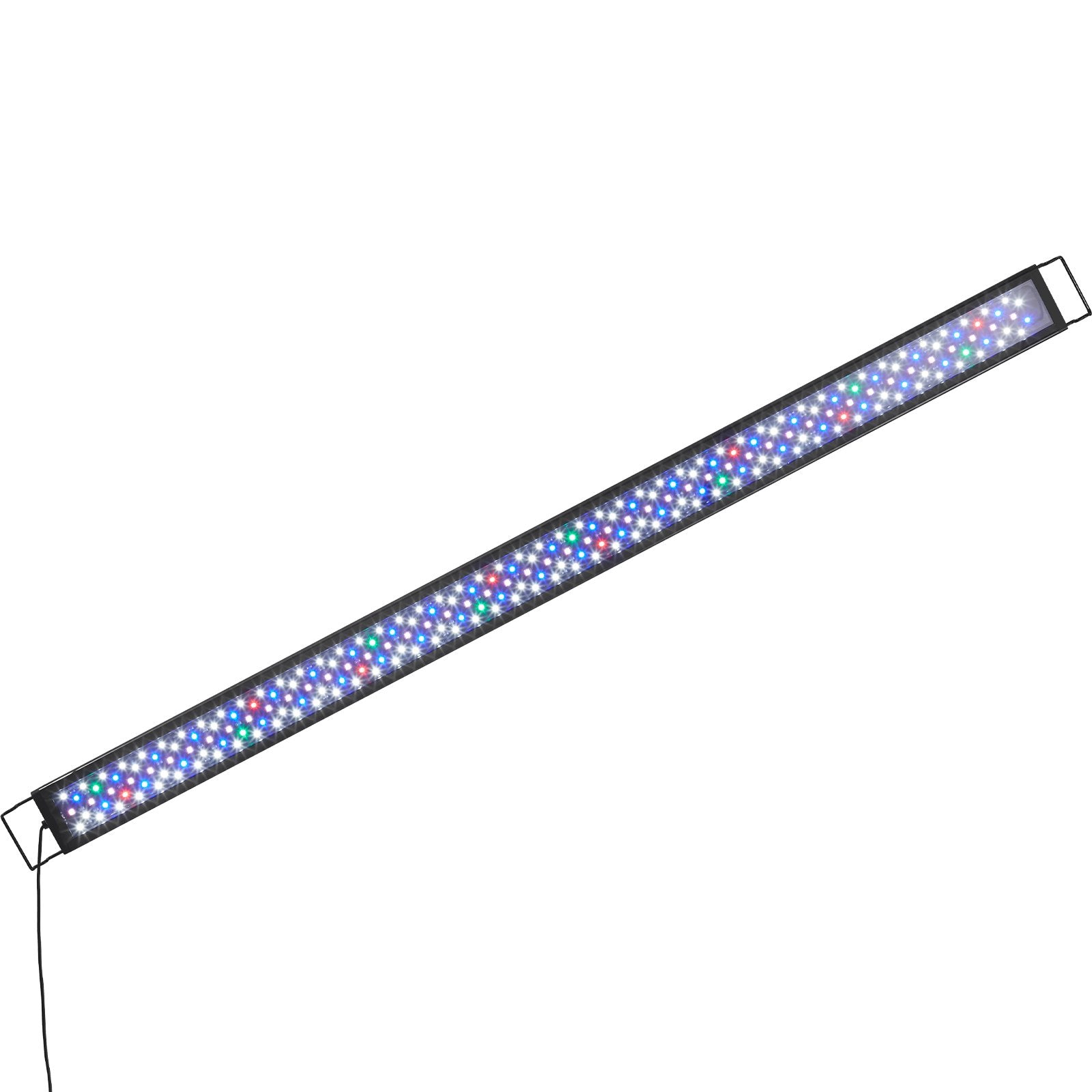 VEVOR Aquarium Light, 48W Full Spectrum Fish Tank Light with 24/7 Natural Mode, Adjustable Timer & 5-Level Brightness, with Aluminum Alloy Shell Extendable Brackets for 48"-54" Freshwater Planted Tank