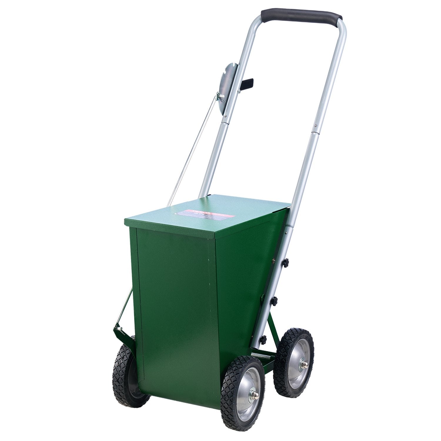 VEVOR Dry Line Marker 4-Wheel 50 or 100 mm Lines Heavy Duty Steel Chalker 22.7kg