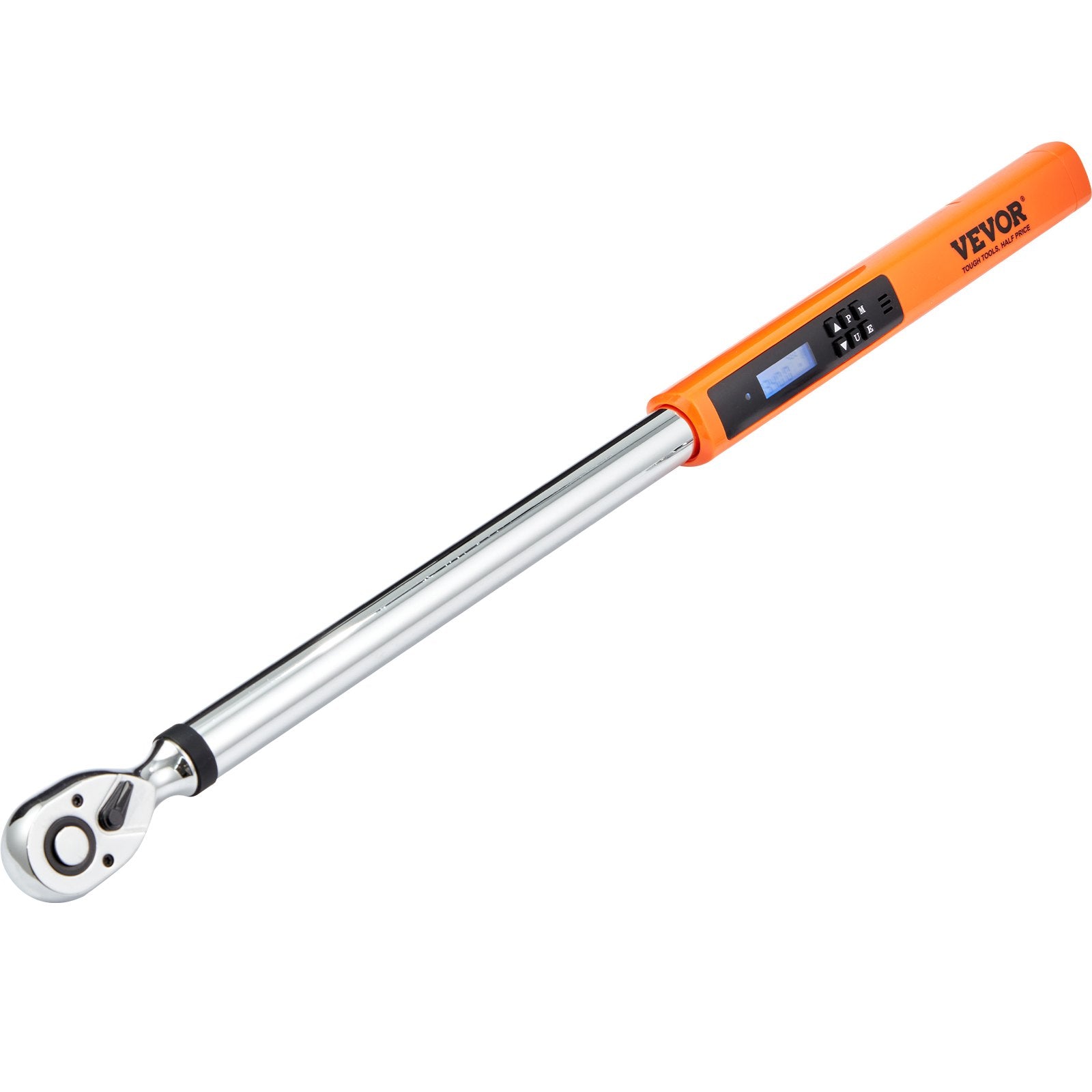 VEVOR Digital Torque Wrench, 1/2" Drive Electronic Torque Wrench, Torque Wrench Kit 25-250ft.lb/34-340n.m Torque Range Accurate to ±2%, 3-Mode Adjustable Torque Wrench Set with LED Buzzer Calibration