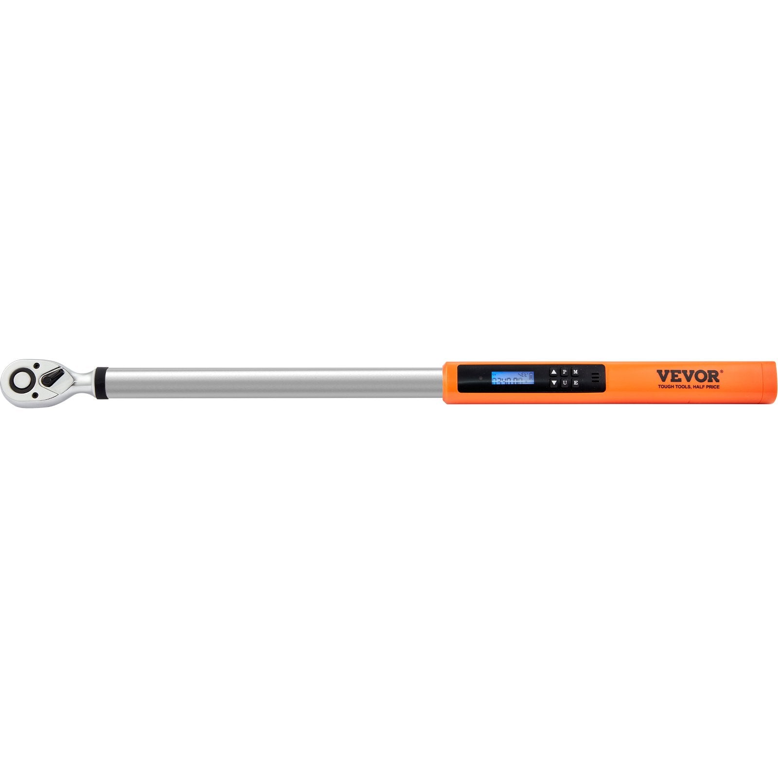 VEVOR Digital Torque Wrench, 1/2" Drive Electronic Torque Wrench, Torque Wrench Kit 25-250ft.lb/34-340n.m Torque Range Accurate to ±2%, 3-Mode Adjustable Torque Wrench Set with LED Buzzer Calibration