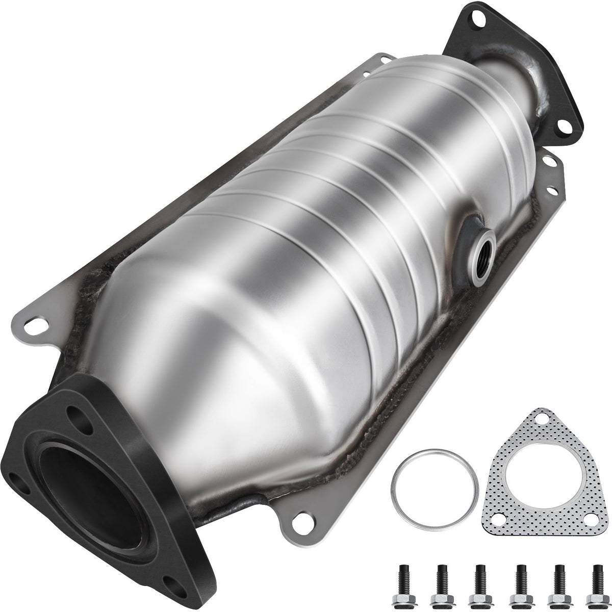 VEVOR Catalytic Converter Compatible with 1998-2002 Honda Accord 2.3L, Direct-Fit High Flow Series Cat Converter, Stainless Steel Exhaust Converter Pipe with Flange Design &amp; Gasket (OBD III Compliant)