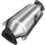 VEVOR Catalytic Converter Compatible with 1998-2002 Honda Accord 2.3L, Direct-Fit High Flow Series Cat Converter, Stainless Steel Exhaust Converter Pipe with Flange Design & Gasket (OBD III Compliant)