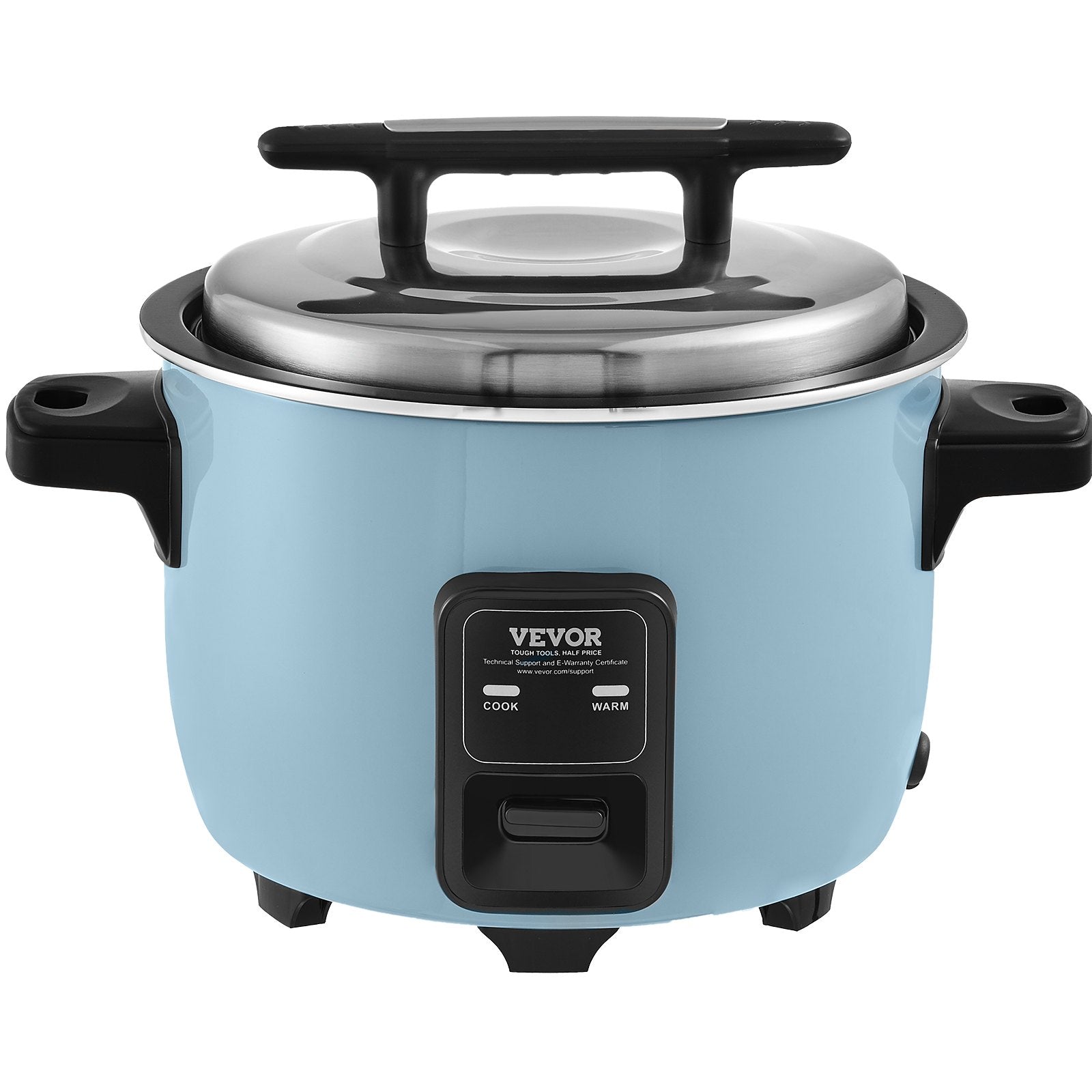VEVOR Commercial Rice Cooker, 60-Cup Rice Cooker, 13 Liter Large Rice Cooker and Warmer with Nonstick Inner Pot, Fast Cooking and 24-Hour Keep Warm, with Rice Cup and Paddle, for Restaurant