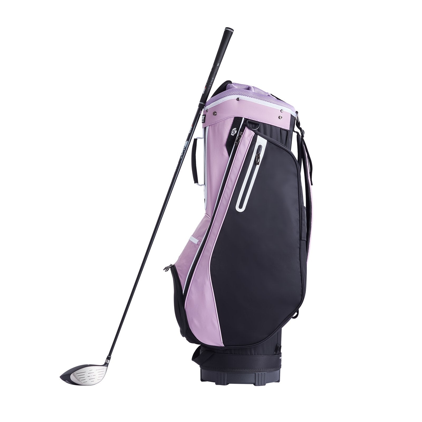 VEVOR Golf Cart Bag with 14 Way Organizer Divider Top, 36” Multiple Pockets Premium Cart Bag, Durable Golf Bags with Handles & Dust Cover & Detachable Strap for Men & Women, Black Purple