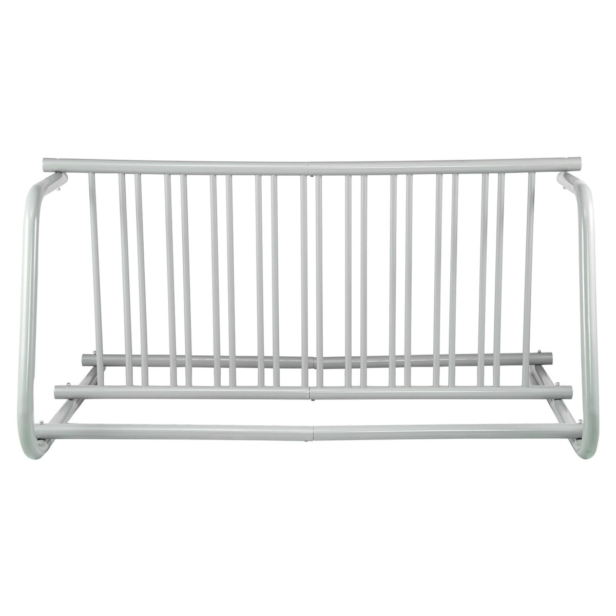 VEVOR 10 Holders Floor Bike Rack, 59" Length All-Steel Grid Bike Rack, 10-Bike Capacity Dual-Side Storage Stand for Garages Streets Yards Bike Events