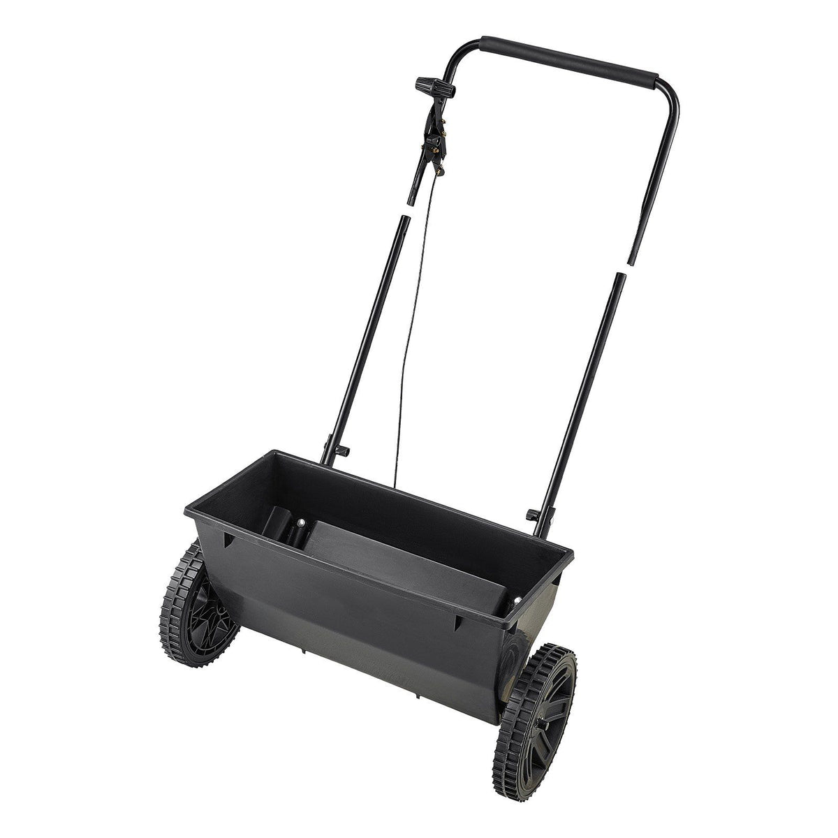 Walk-Behind Push Spreader, 22.6 kg Capacity, Drop Spreader with Hopper Grate, 18 in Spreading Width &amp; 30 Settings, 10 in All Terrain Tires, Garden &amp; Lawn Spreaders for Seed, Fertilizer