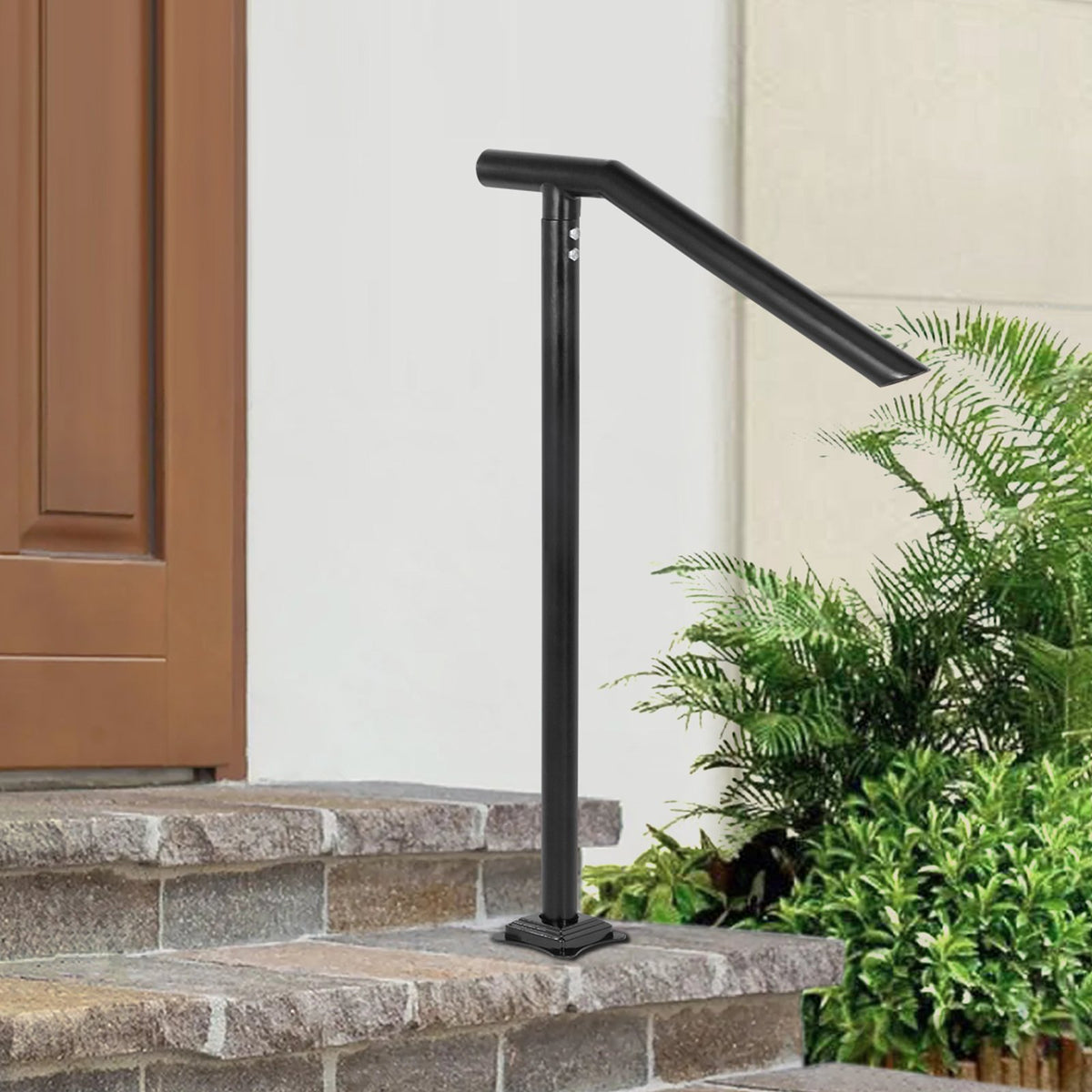 VEVOR 1-3 Step Handrail Railing for Steps Steel 150 kg Capacity with Screw Kit
