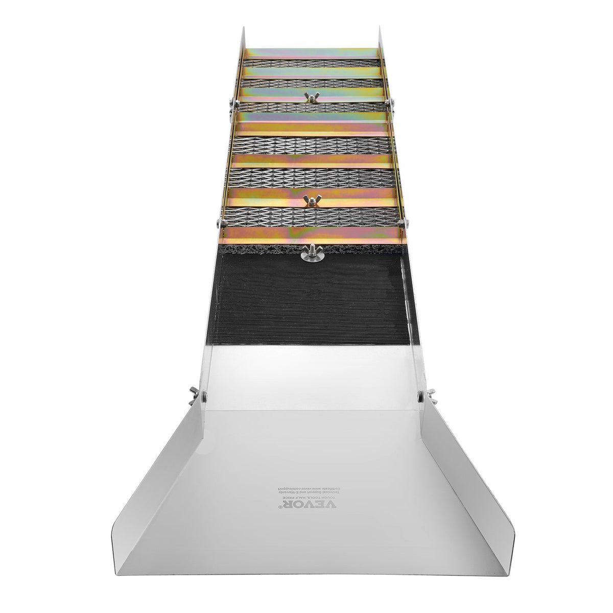 VEVOR Gold Panning Kit With Sluice Box, 50" Aluminum Gold Mining Equipment, 23 PCS Gold Prospecting Kit with Gold Pan, Classifier Screen, Separating Magnet, Drawstring Backpack and Accessories