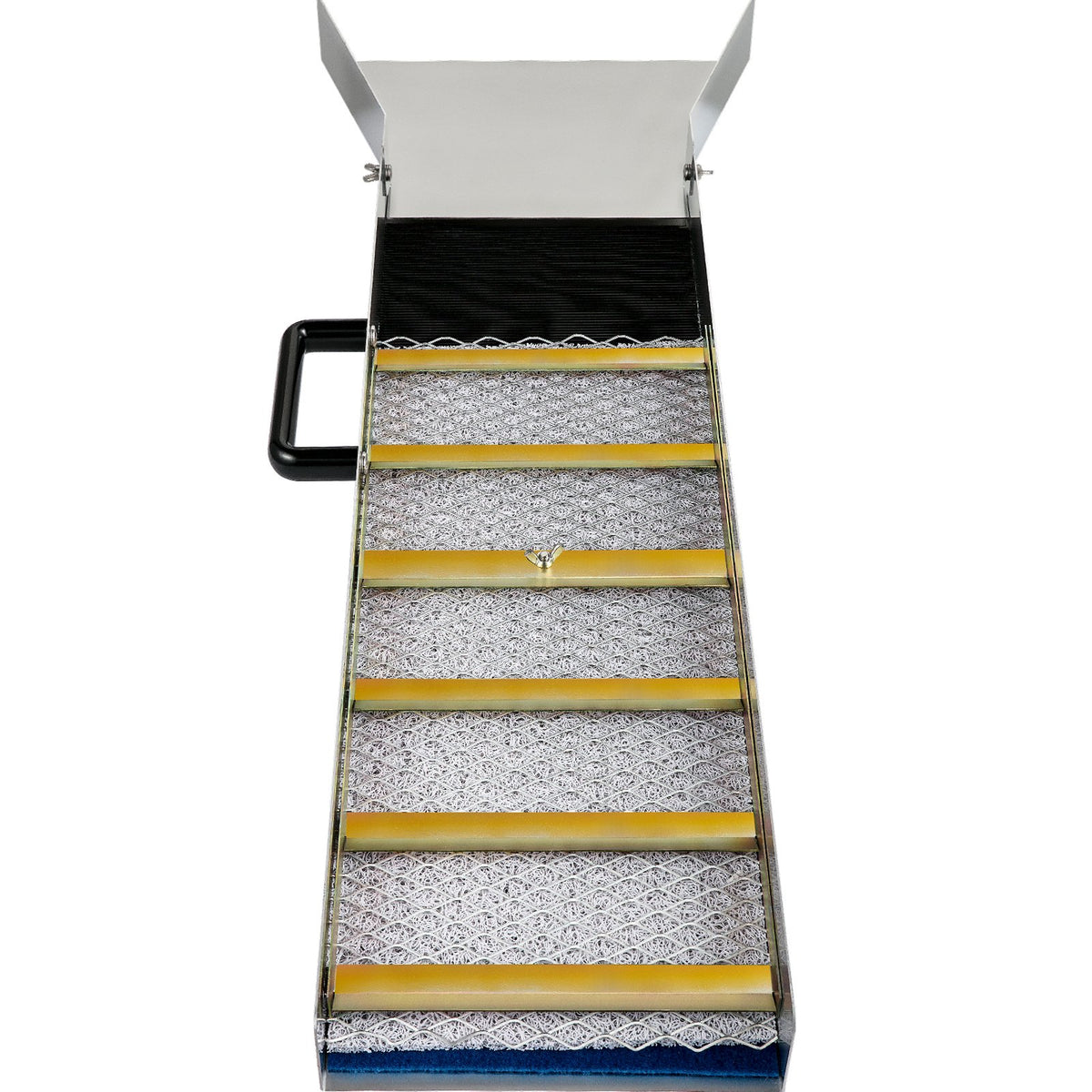 VEVOR Aluminum Alloy Sluice Box, Compact 36" Mini Sluice Boxes for Gold, Lightweight Gold Sluice Equipment, Portable Sluice Boxes with Miner\'s Moss, River, Creek, Gold Panning, Prospecting, Dredging