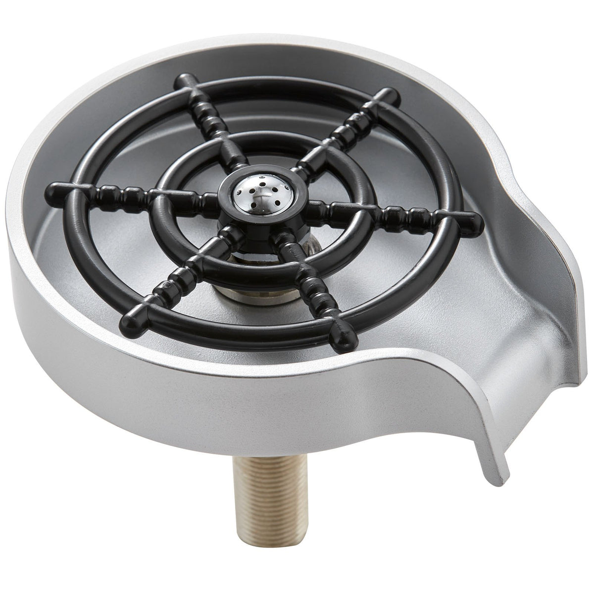 VEVOR Glass Rinser 10 Spraying Jets 360° Rotating ABS Cup Washer &amp; Cup Holder