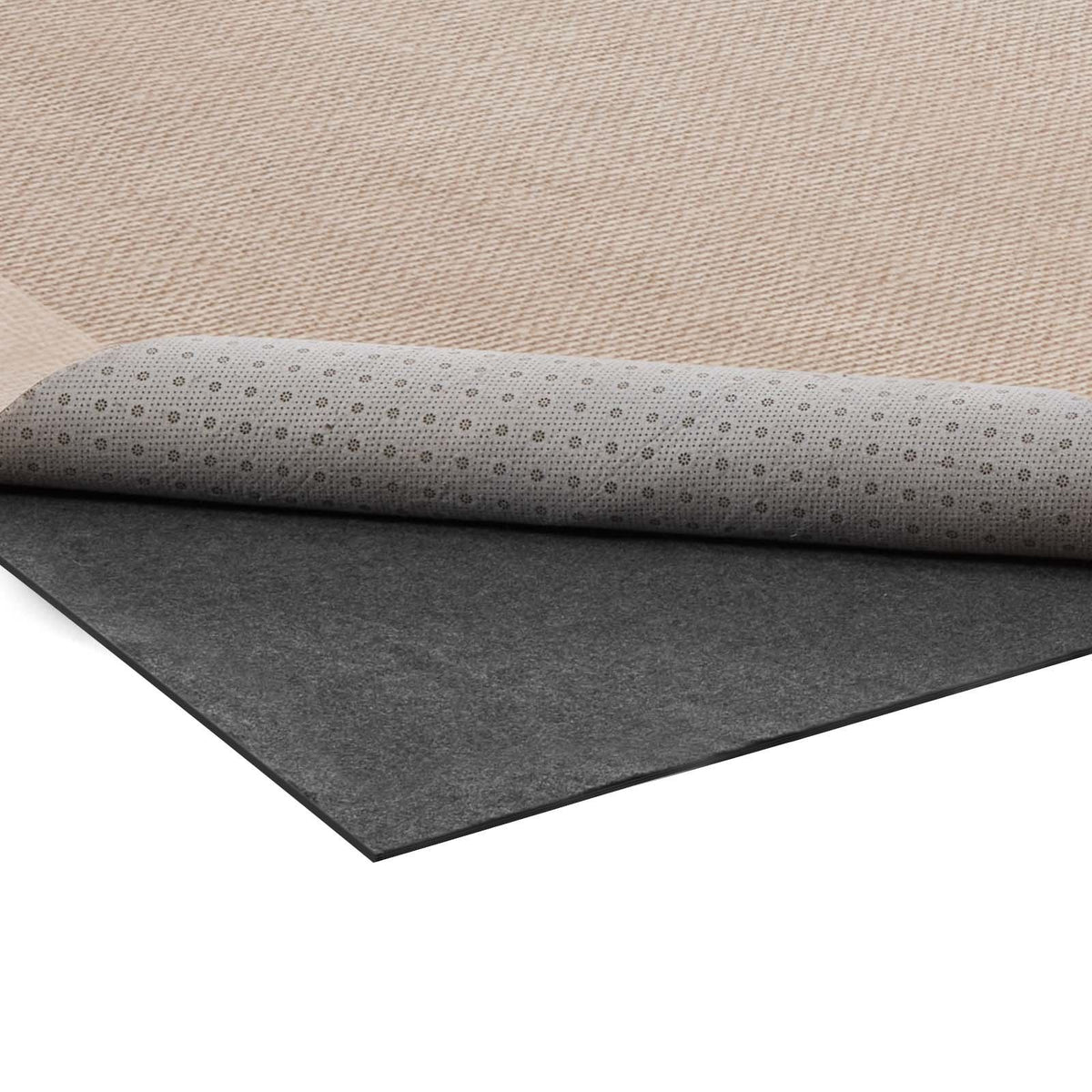 Rug Pad 0.91 x 1.52 m, Non-slip Carpet Area Pad, Rug Mat Padding with Dual Surface Felt Cushion &amp; Rubber Gripper, Hardwood Floor Protection for All Floors, Finishes, Keeps Carpets in Place