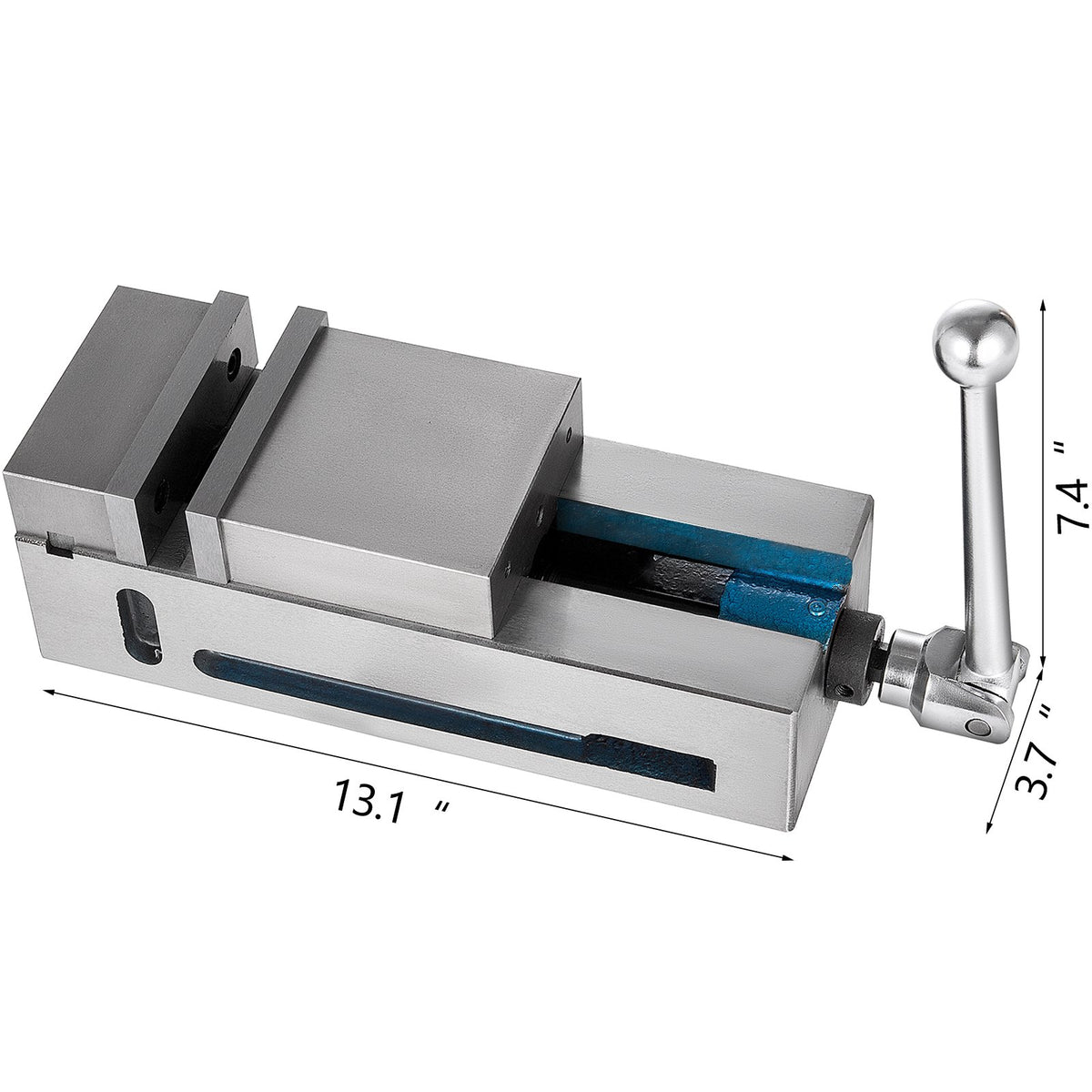 VEVOR Milling Vice 4"/100mm,Bench Clamp Vice Nodular Cast Iron Material,Clamping Vice Clamping Force 19KN Max, Milling Machine Vice
