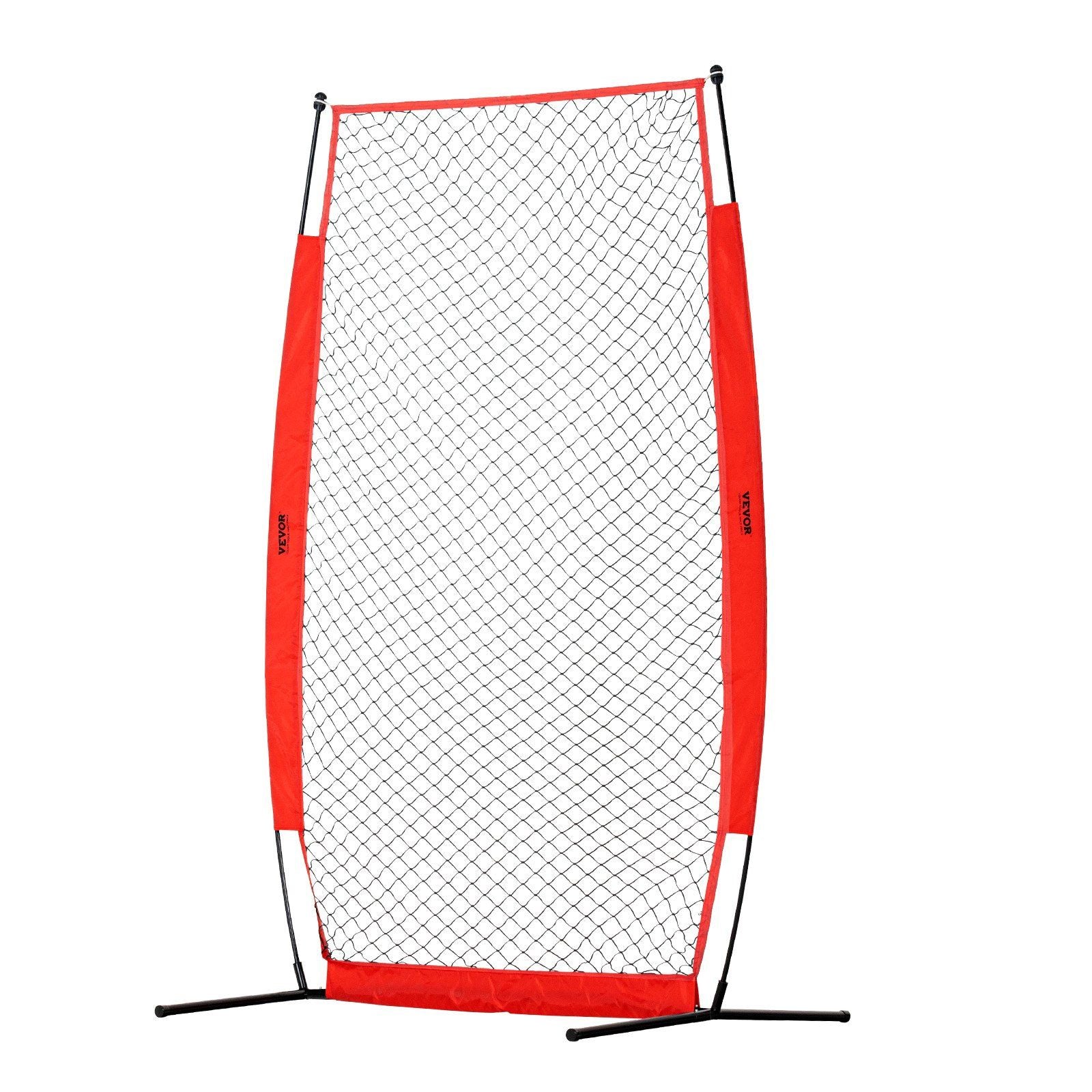 I Screen Baseball for Batting Cage, 7x4 ft Baseball & Softball Safety Screen, Body Protector Portable Batting Screen with Carry Bag & Ground Stakes, Baseball Pitching Net for Pitchers Protection
