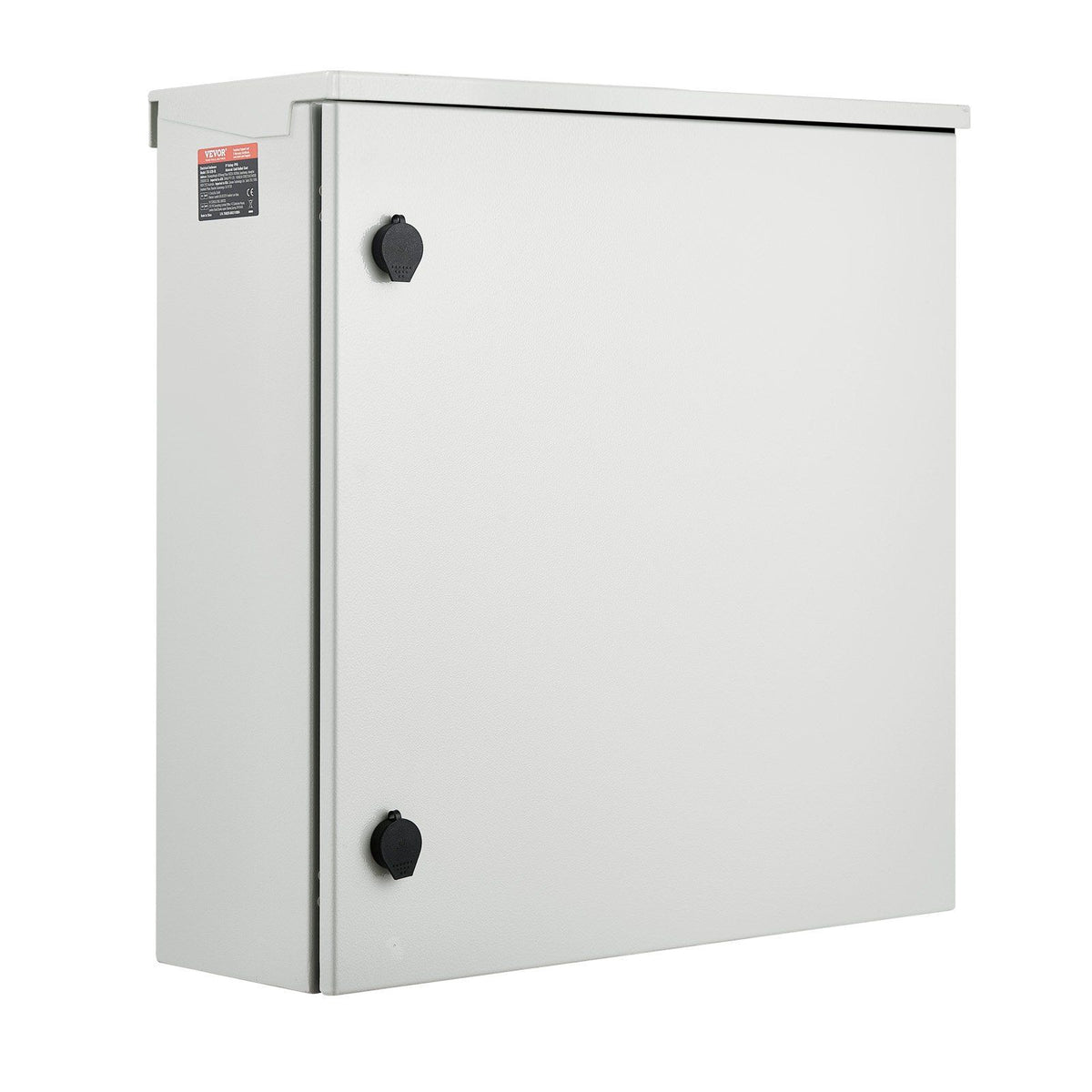 Electrical Enclosure, 24\'\' x 24\'\' x 8\'\', UL Certified NEMA 4 Outdoor Enclosure, IP65 Waterproof & Dustproof Cold-Rolled Carbon Steel Hinged Junction Box for Outdoor Indoor Use, with Rain H