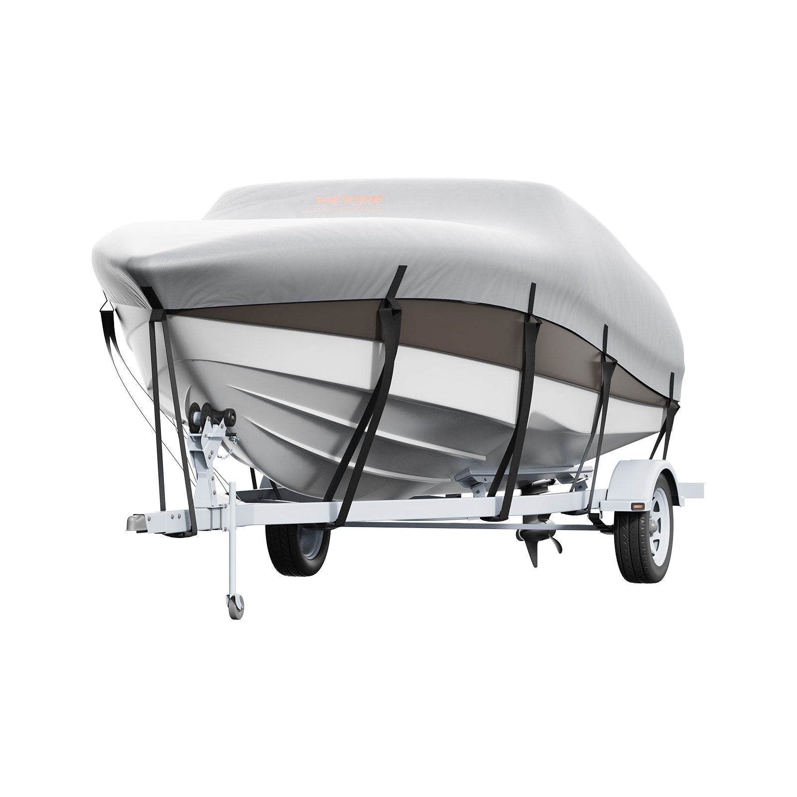 VEVOR Boat Cover 600D Waterproof 20-22 ft Boat Cover V-Hull Tri-Hull Runabout