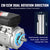 VEVOR 0.75KW Electric Motor 1400 rpm, AC 220~240V 5.45A, 80, B3 Frame, Air Compressor Motor Single Phase, 19mm Keyed Shaft, CW/CCW Rotation for Agricultural Machinery and General Equipment