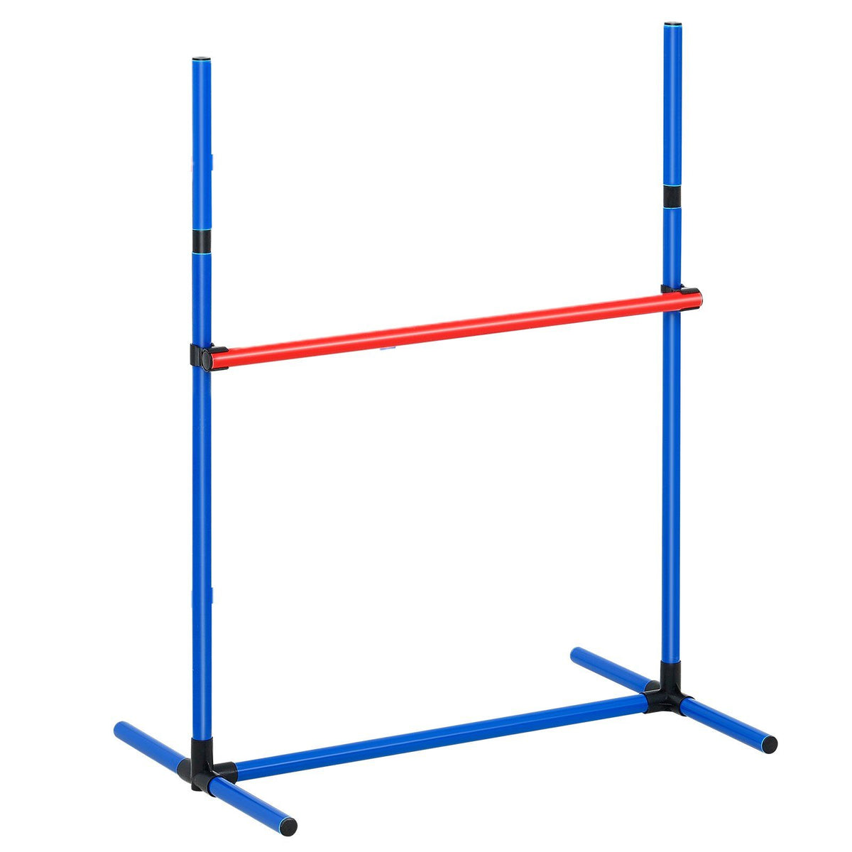 Dog Agility Training Equipment, 5 PCS Set with Adjustable High Hurdles,6 Weave Poles, Tunnel, Jump Ring, Pause Box, Whistle, Foldable Bowl, Puppy Obstacle Course Kit with Storage Bags