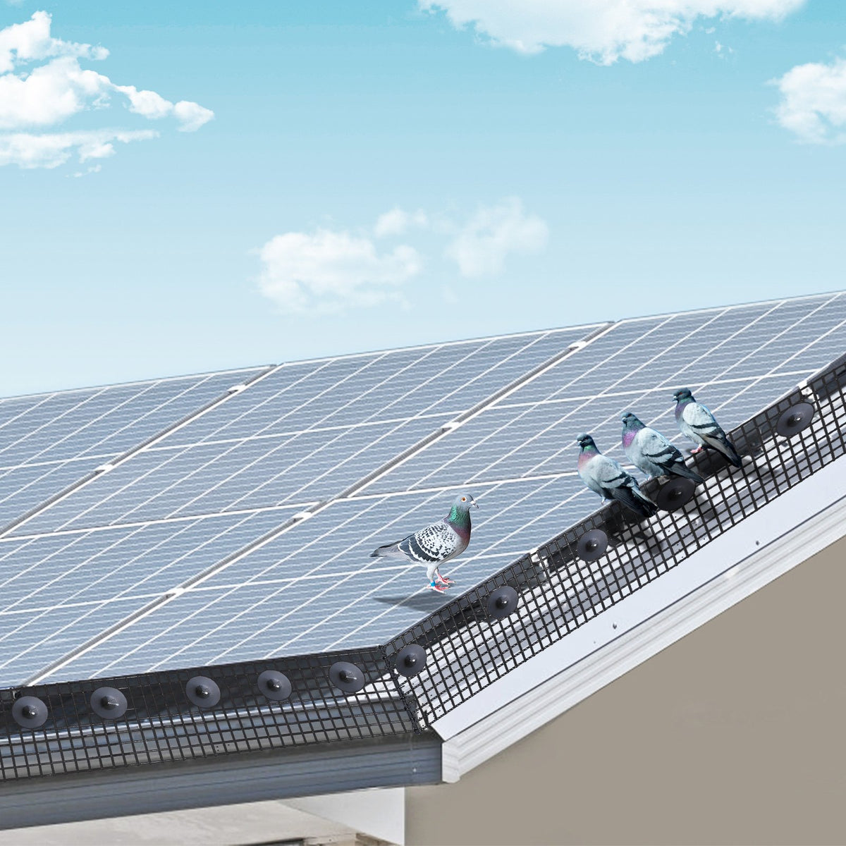 VEVOR 6in x 100ft Solar Panel Bird Guard Critter Guard Roll Kit 100pcs Fasteners