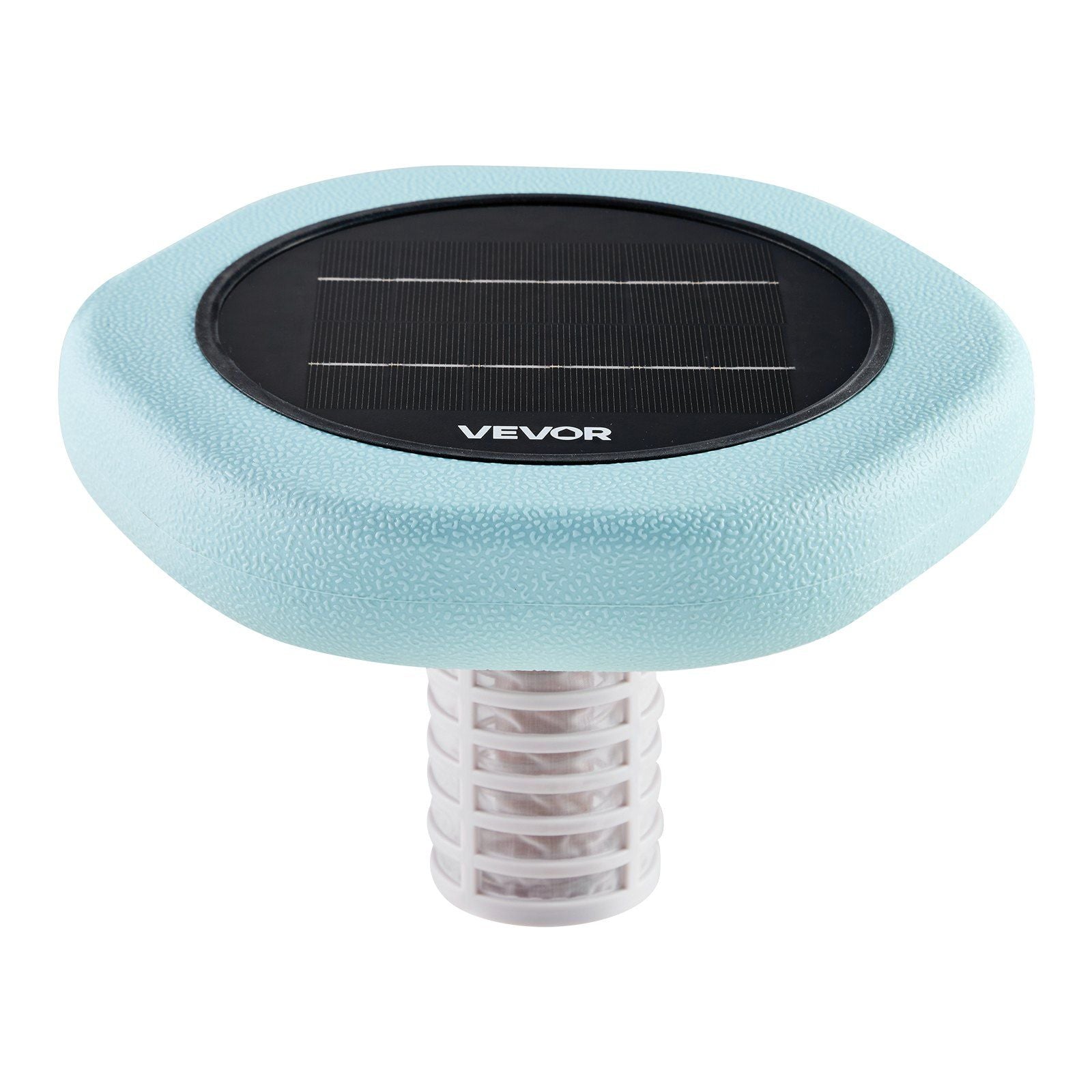 Solar Pool Ionizer, Hexagon Copper Pool Ionizer Up to 170343 L, Floating Automatic Water Cleaner and Purifier, Chlorine Free Water, with Copper Anode, Spring, Brush and Filter for Pools & Spas