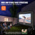 VEVOR Inflatable Movie Screen, 14 FT Inflatable Projector Screen for Outside with Blower and Carrying Bag, Front/Rear Projection, Oxford Fabric Blow Up Screen for Outdoor Parties Backyard Movie Night