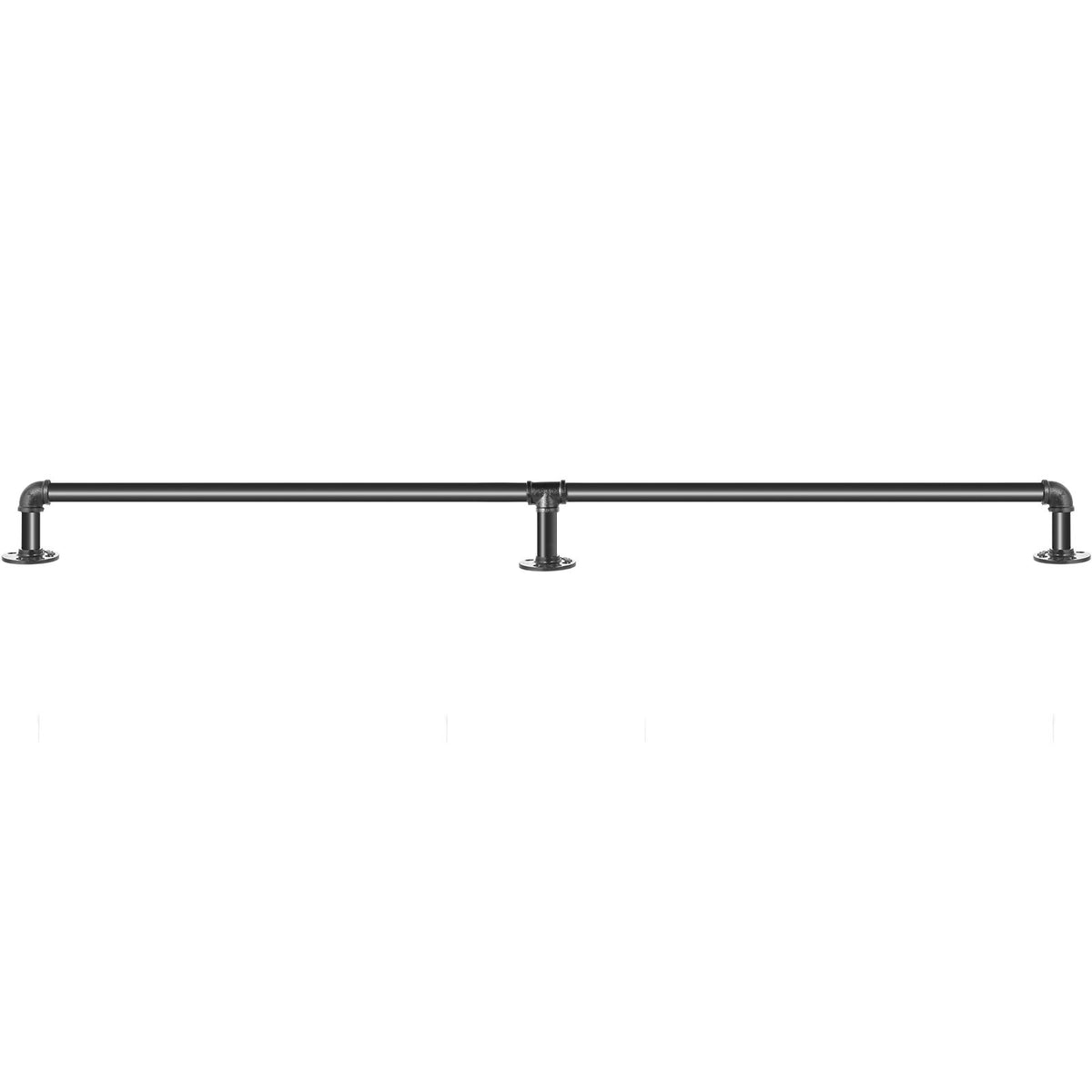 VEVOR Pipe Stair Handrail Staircase Handrail 4 FT Carbon Steel for Wall Mount