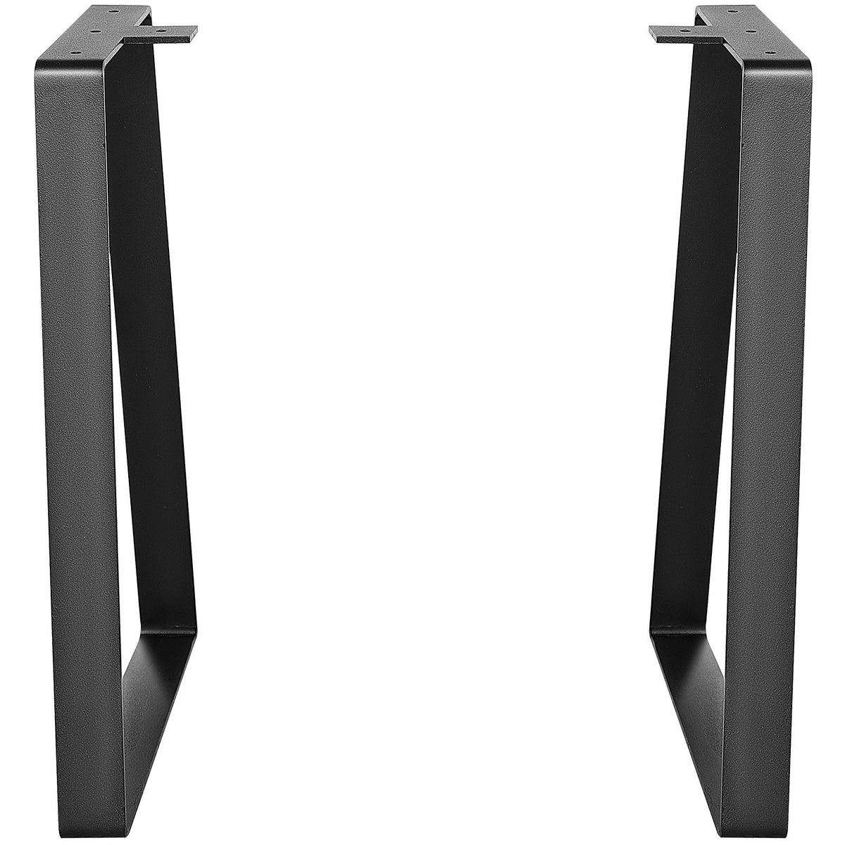 VEVOR 406.4MM Trapezoid Steel Table Legs, Replacement Furniture Legs Set of 2 for DIY Coffee Tables, Modern Desks, Bench, Night Stands, Sofa, Max Load 181.4KG Heavy Duty, Quick Instalation Legs Black