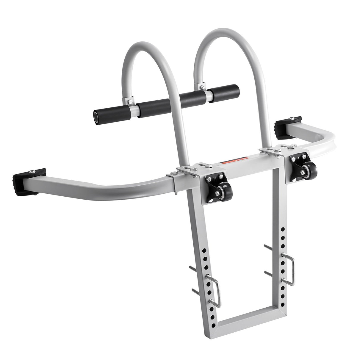 VEVOR Ladder Stabilizer, 2 in 1 Extension Wall Ladder Standoff Hook, Roof Ridge Ladder Accessories Both Horizontally and Vertically, Heavy-duty Steel Rubber Grip T-Bar, Quick Access to Steep Roofs